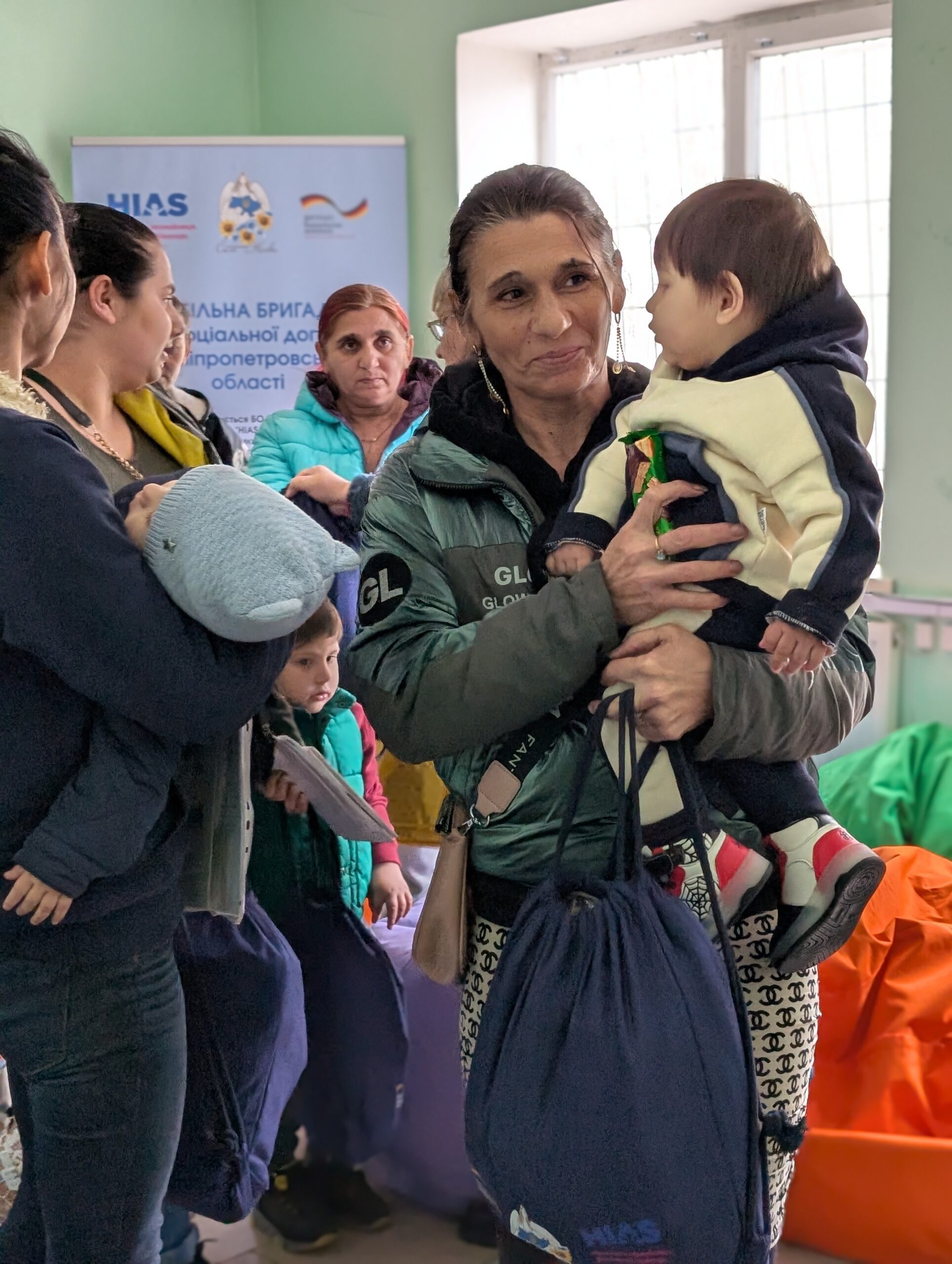 Anna* attends a violence prevention workshop led by HIAS partner Power of a Woman, funded by the German Federal Foreign Office, in Ukraine in 2025. (Power of a Woman) *Named changed for safety.