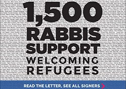 1,500+ Rabbis Urge U.S. to Keep Doors Open for Refugees