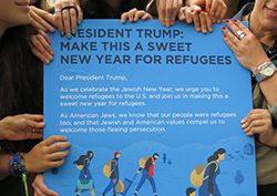 SLIDESHOW: In Front of U.S. Capitol,  Advocates Call for a Sweet New Year for Refugees