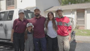A HIAS Economic Advancement Fund program participant and his family in Florida in 2025 (HIAS). HIAS helps refugees, asylum seekers, and immigrants find safe economic opportunities to earn sustainable income and contribute to their communities.