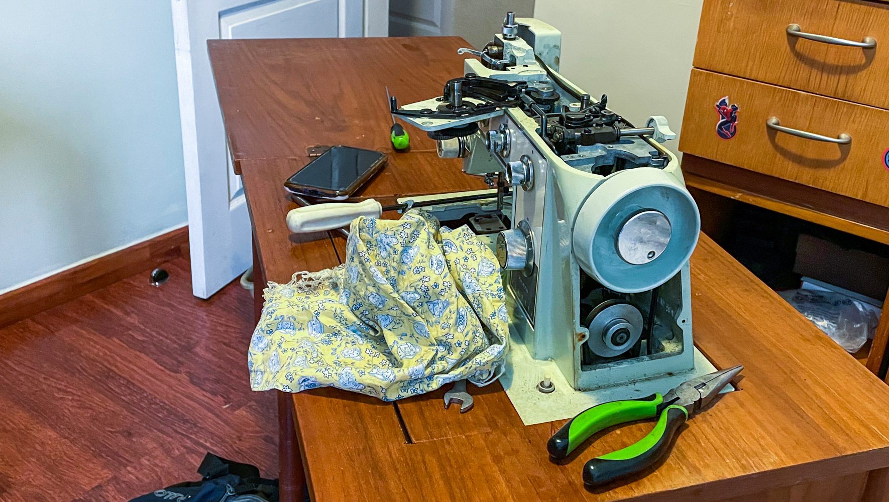 A Single Sewing Machine Threads Generations of Refugees