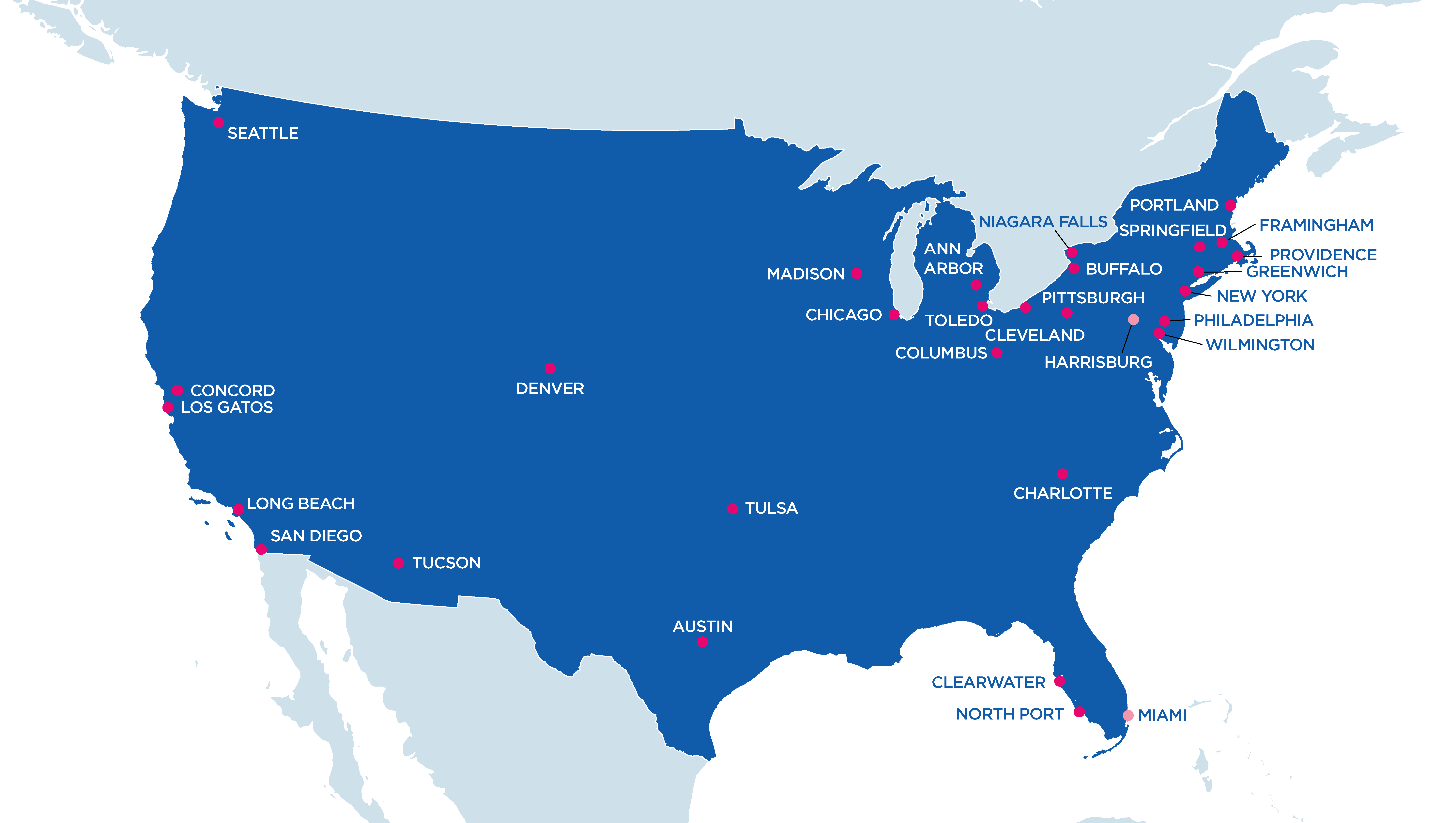 Resettlement Network Map updated as of September 13, 2023