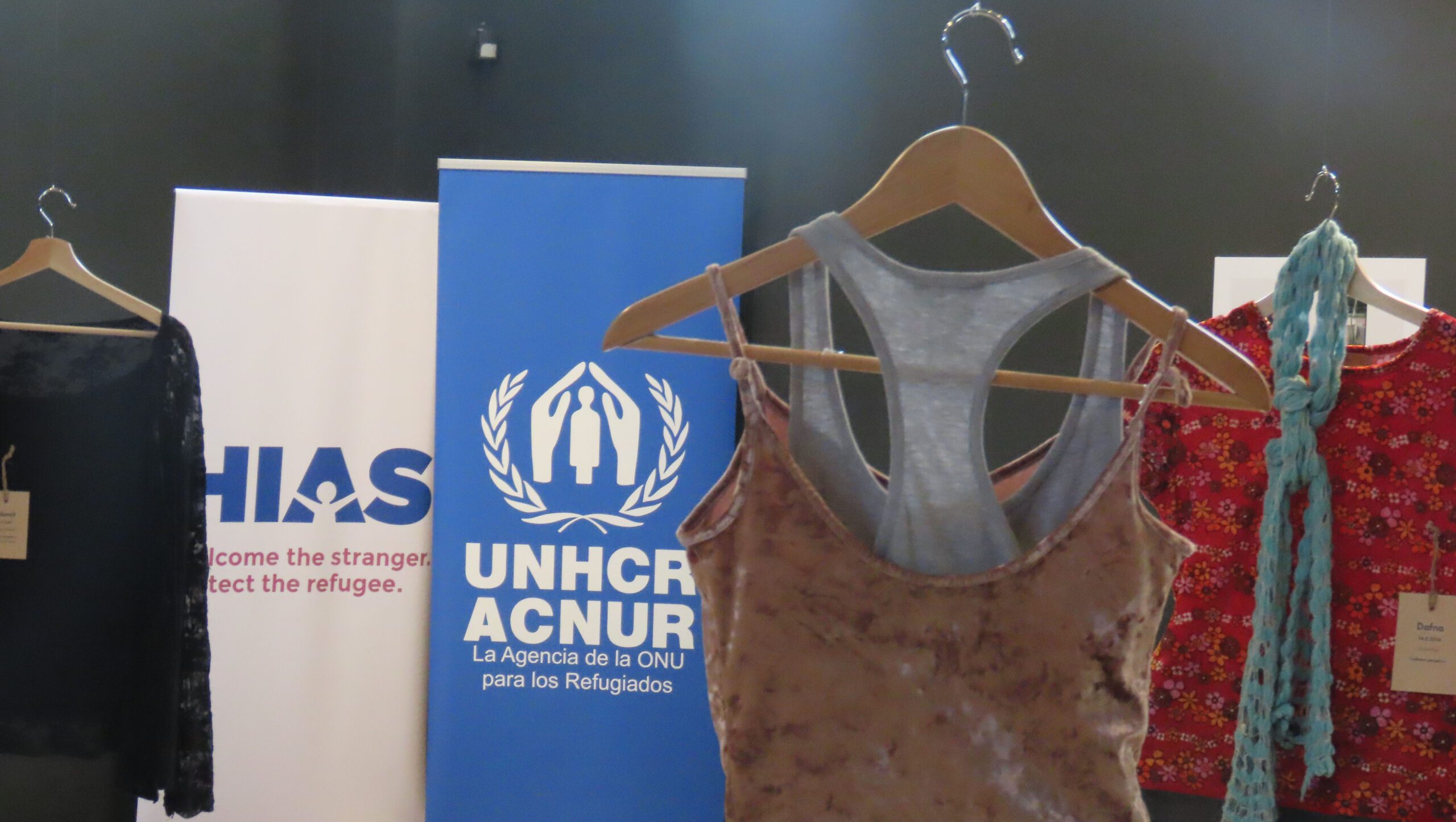 HIAS Aruba raises awareness of gender-based violence through She’s Gone, an art installation of the garments of murdered women. November 2022. (HIAS Aruba)