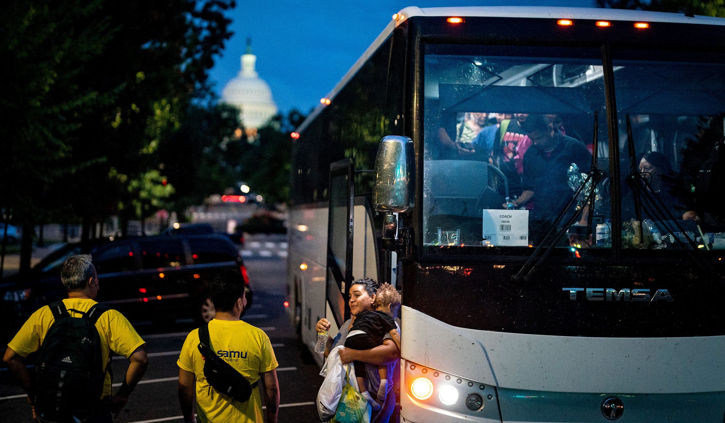 For asylum seekers looking for answers, New York City's bus