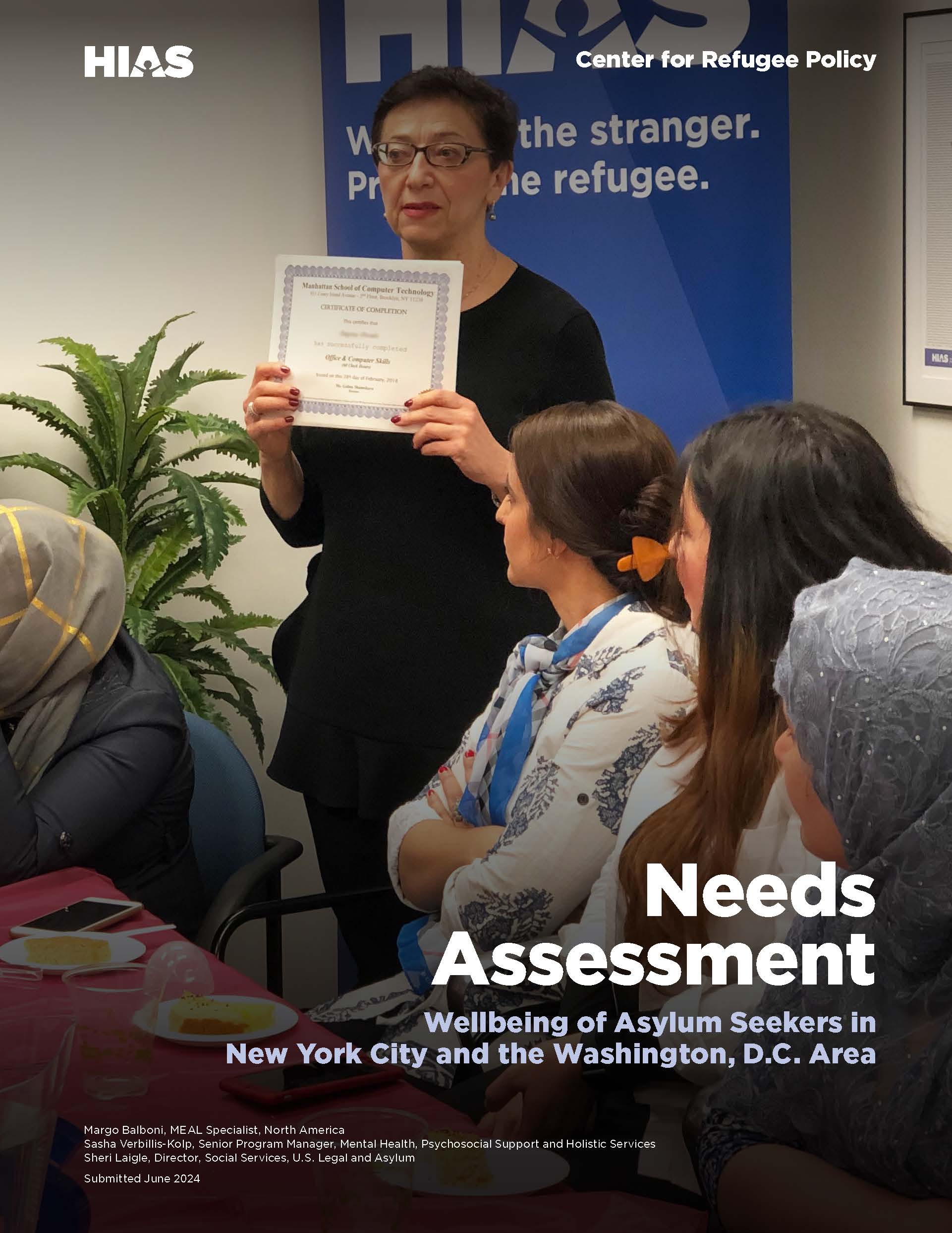 Needs Assessment: Wellbeing of Asylum Seekers in New York City and the Washington, D.C. Area