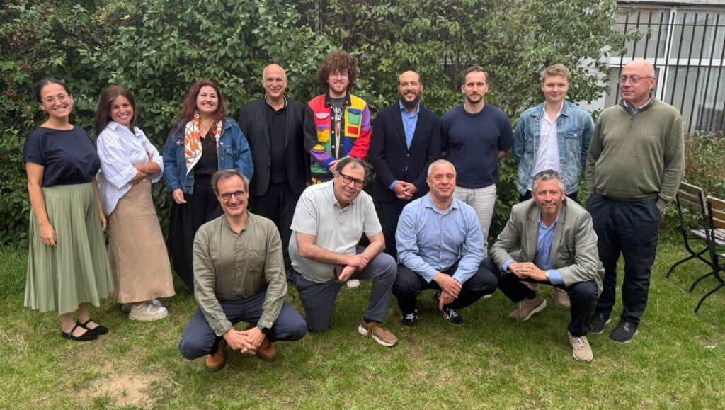 Partners from Belgium, France, Germany, Spain, and the Netherlands gather in Brussels to officially launch the Neighbours program on September 3, 2026 (HIAS Europe).