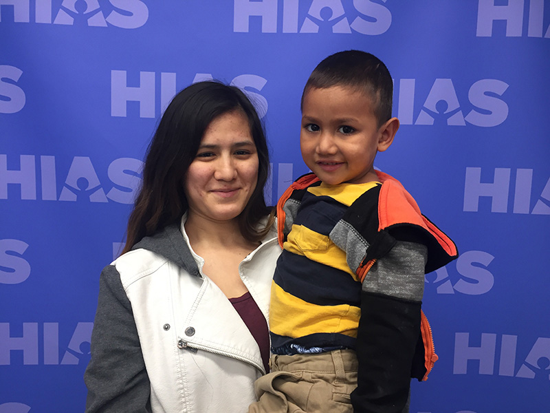 HIAS Reunites Salvadoran Asylee with Her 3-Year-Old Son