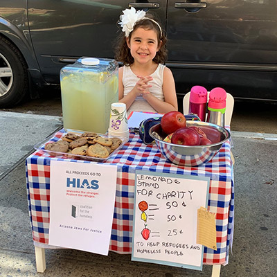 Selling Lemonade to Help 