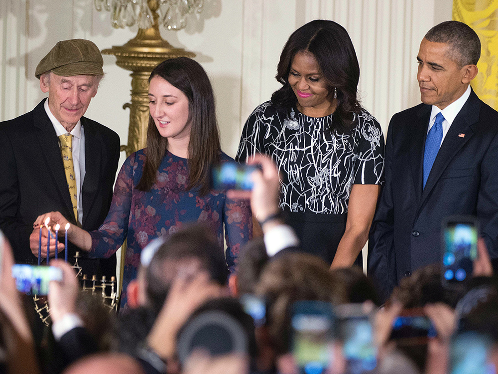 Hanukkah Lights up the White House