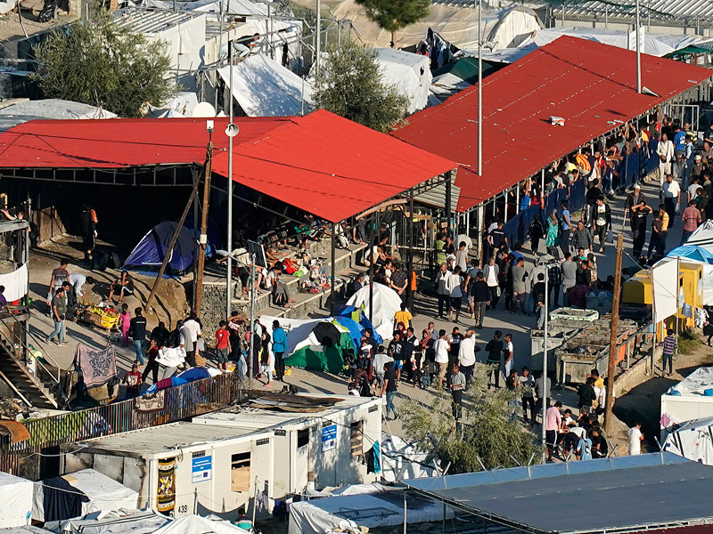 Las condiciones en el campo de refugiados griego siguen empeorando